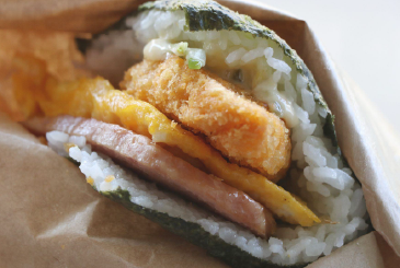 Pork Tamago Onigiri