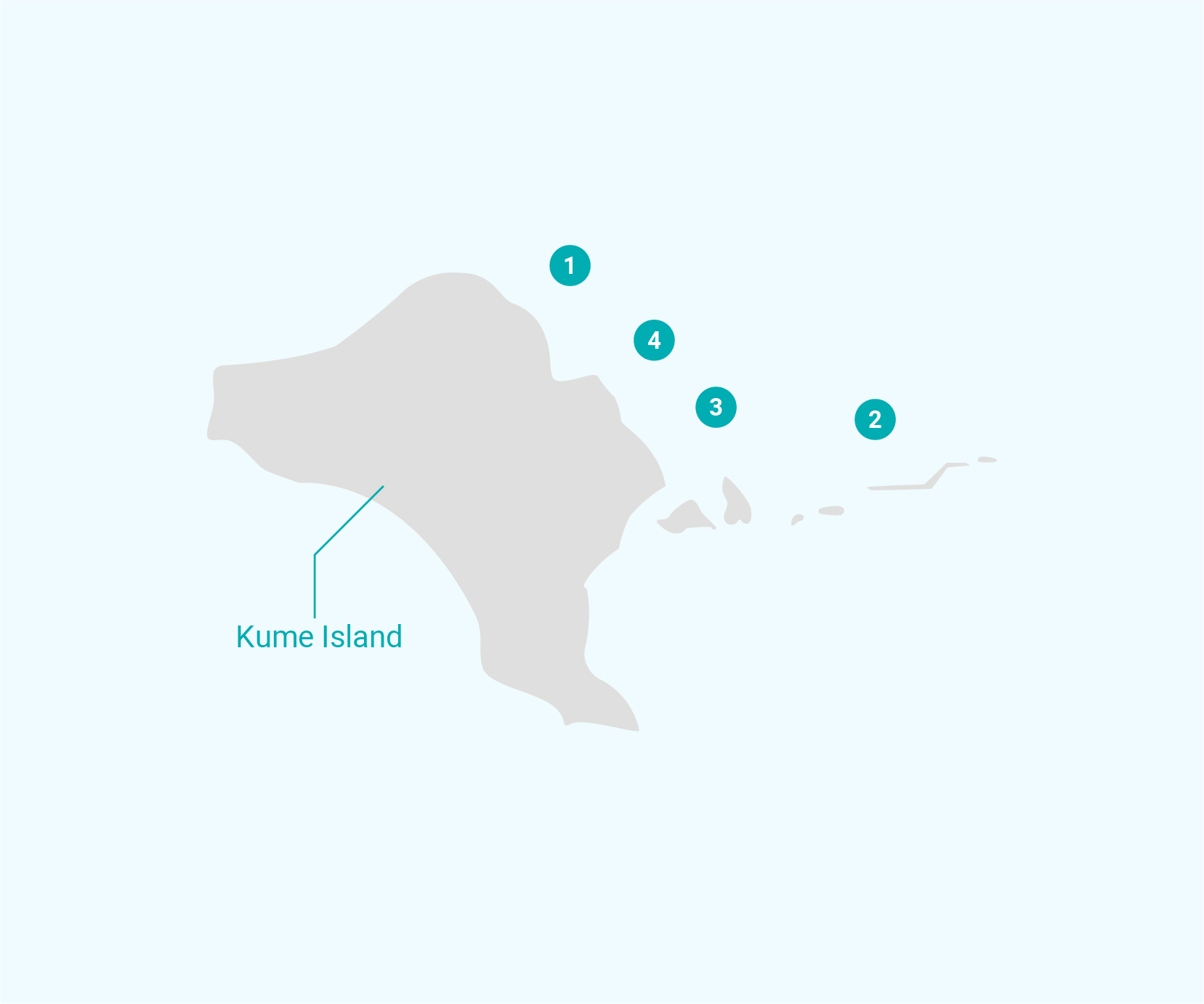 kume island diving map