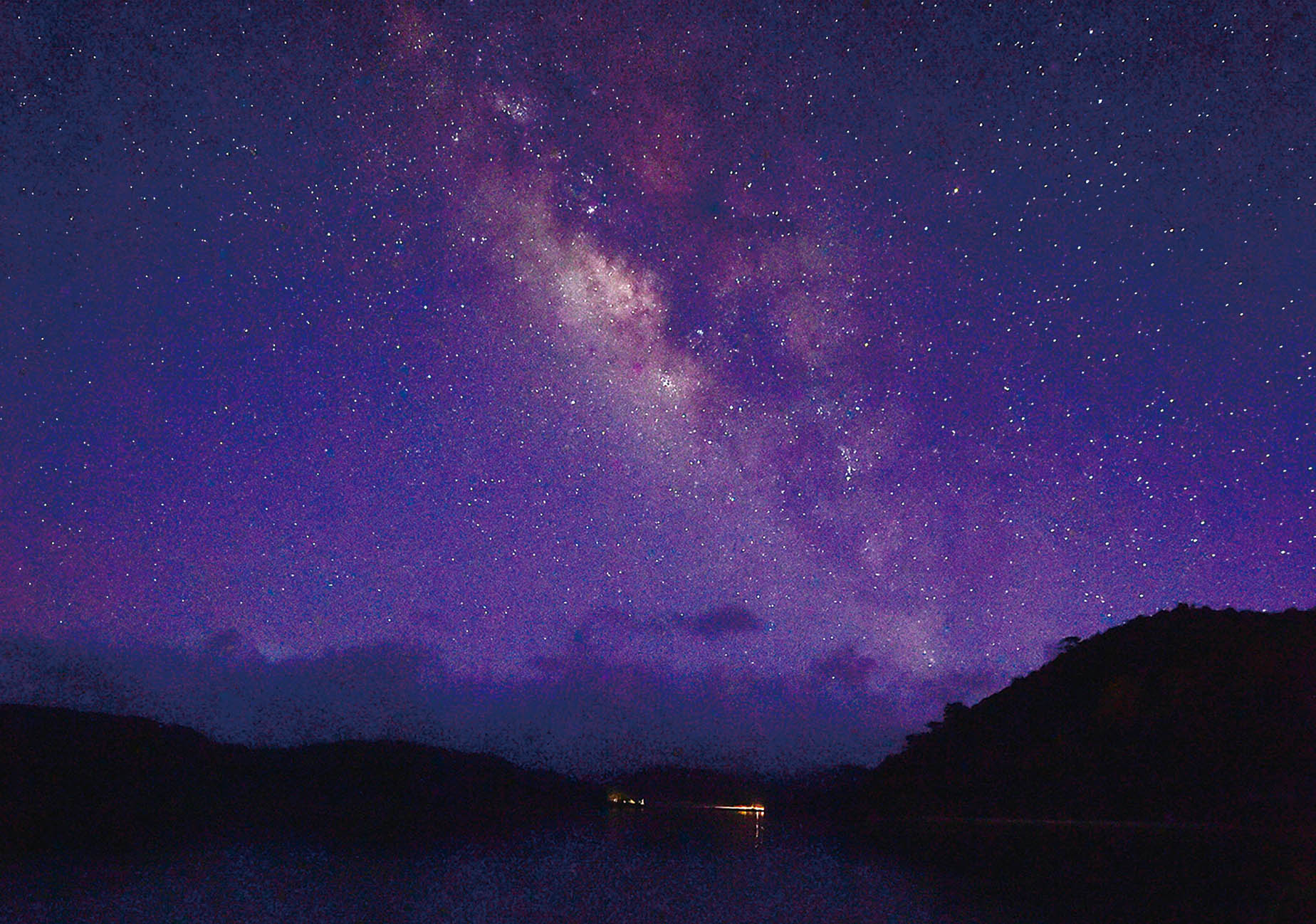 august okinawa night sky