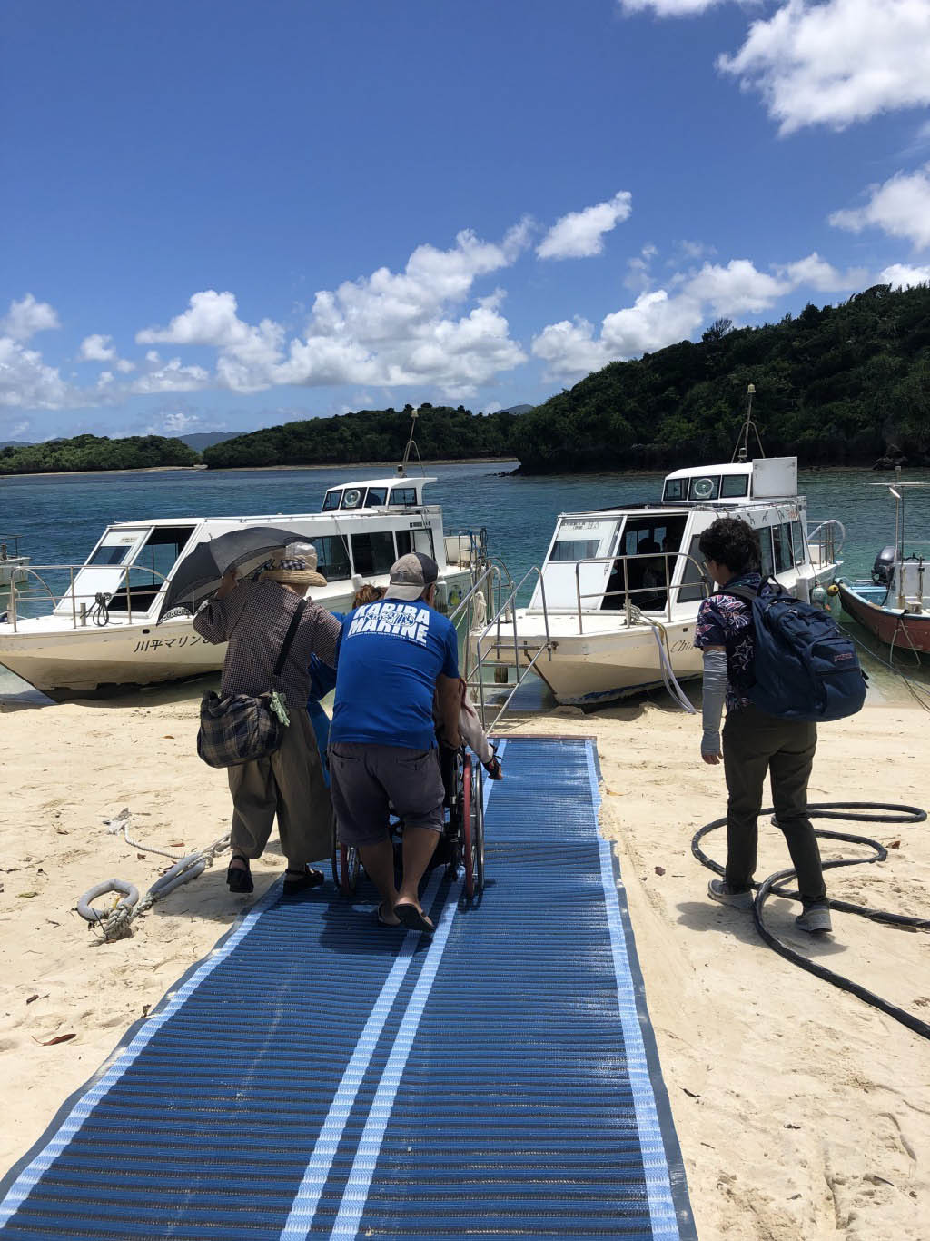kabira bay accessible boat