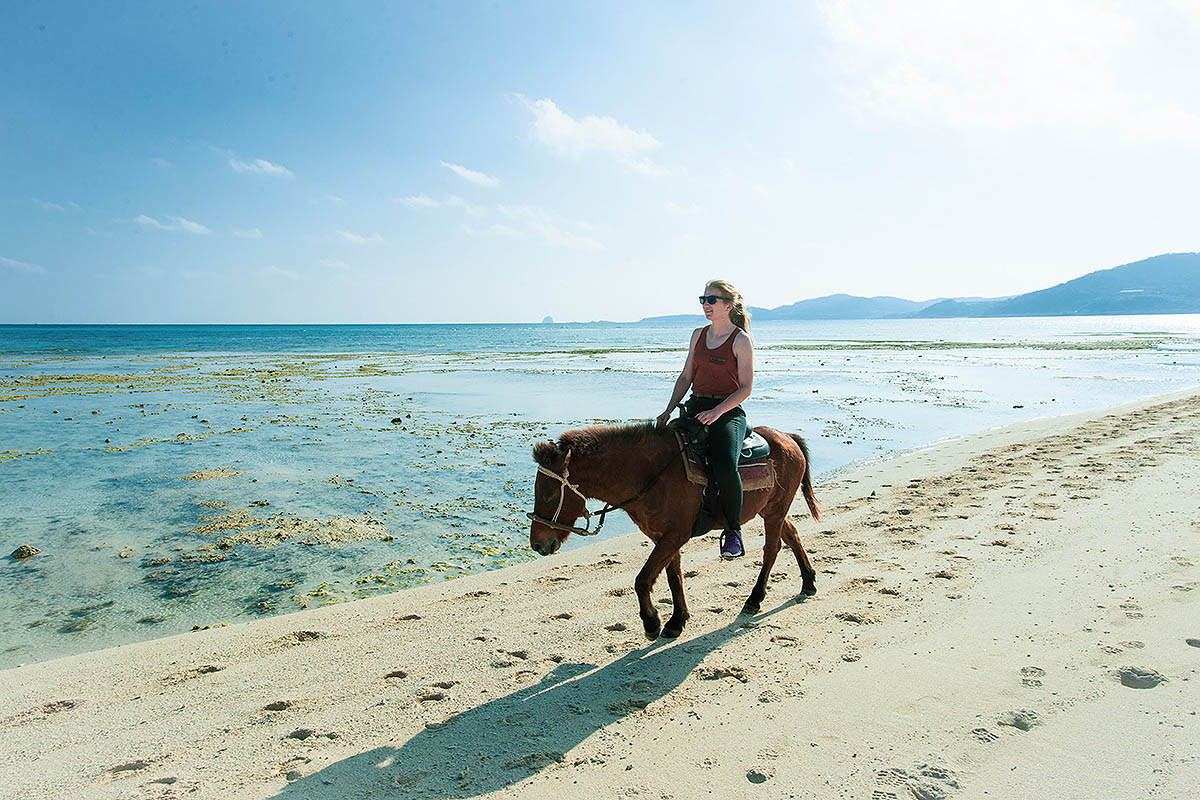 kume island horseback ride