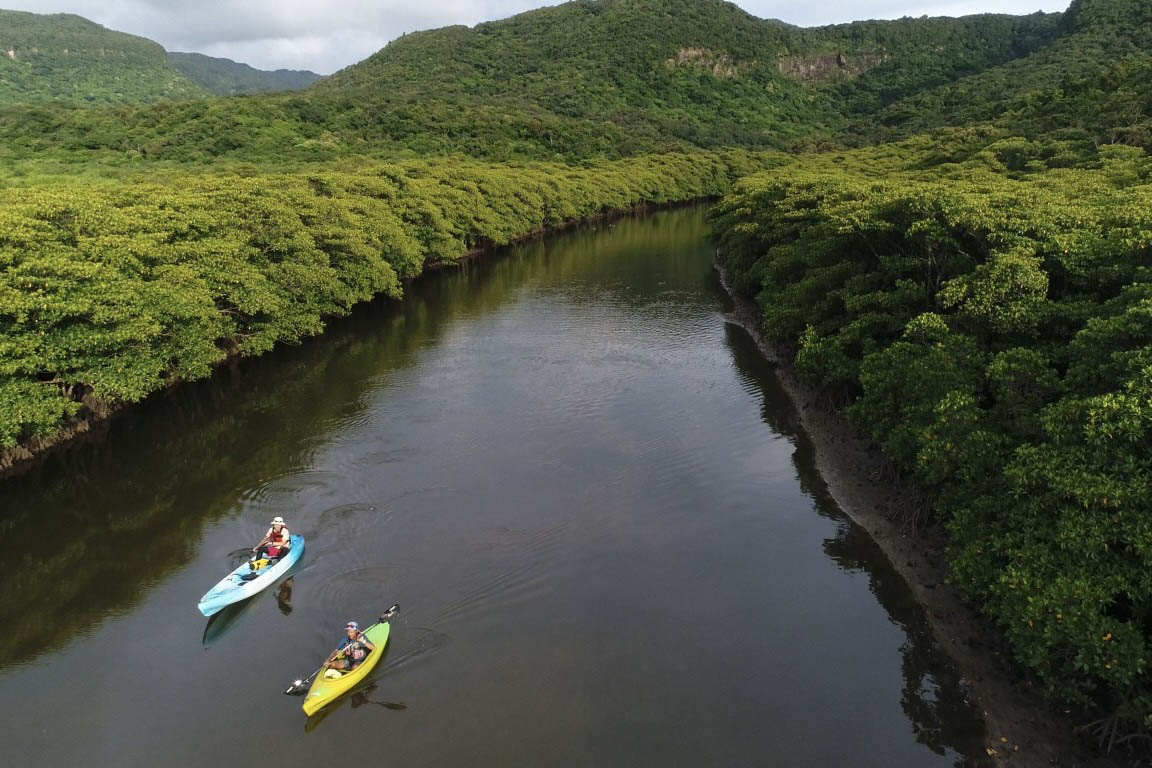 kayaking in yanbaru