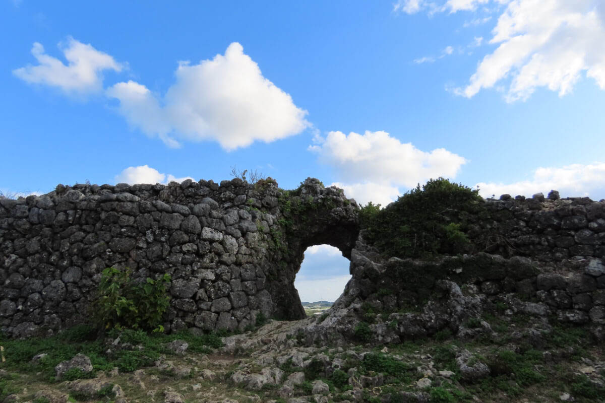 tamagusuku castle ruins gateway