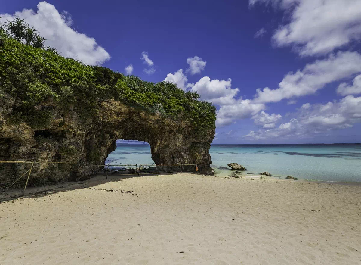 miyako island rock formation