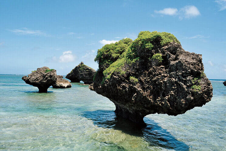 ogami island rock formation