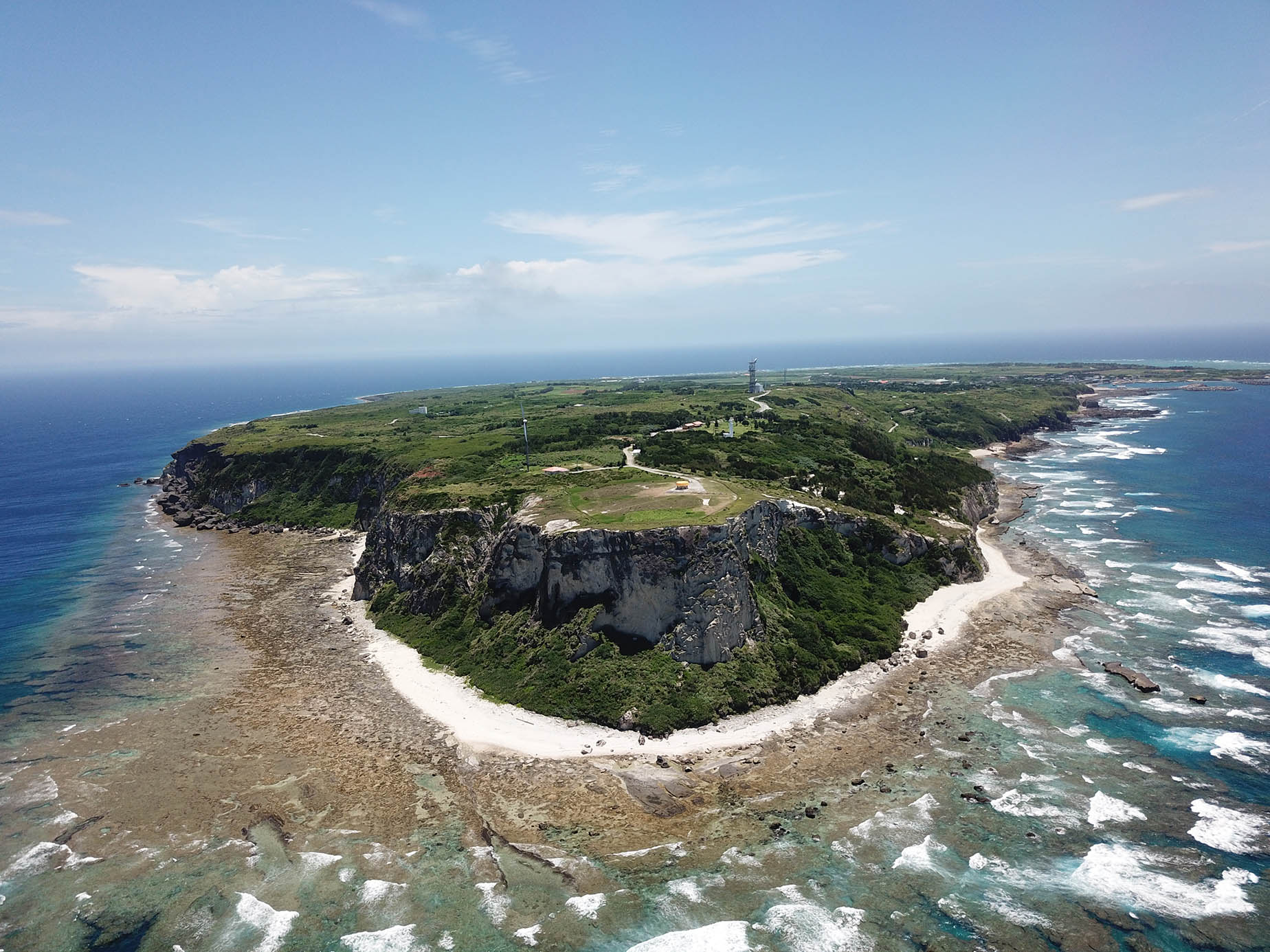 aguni island from above