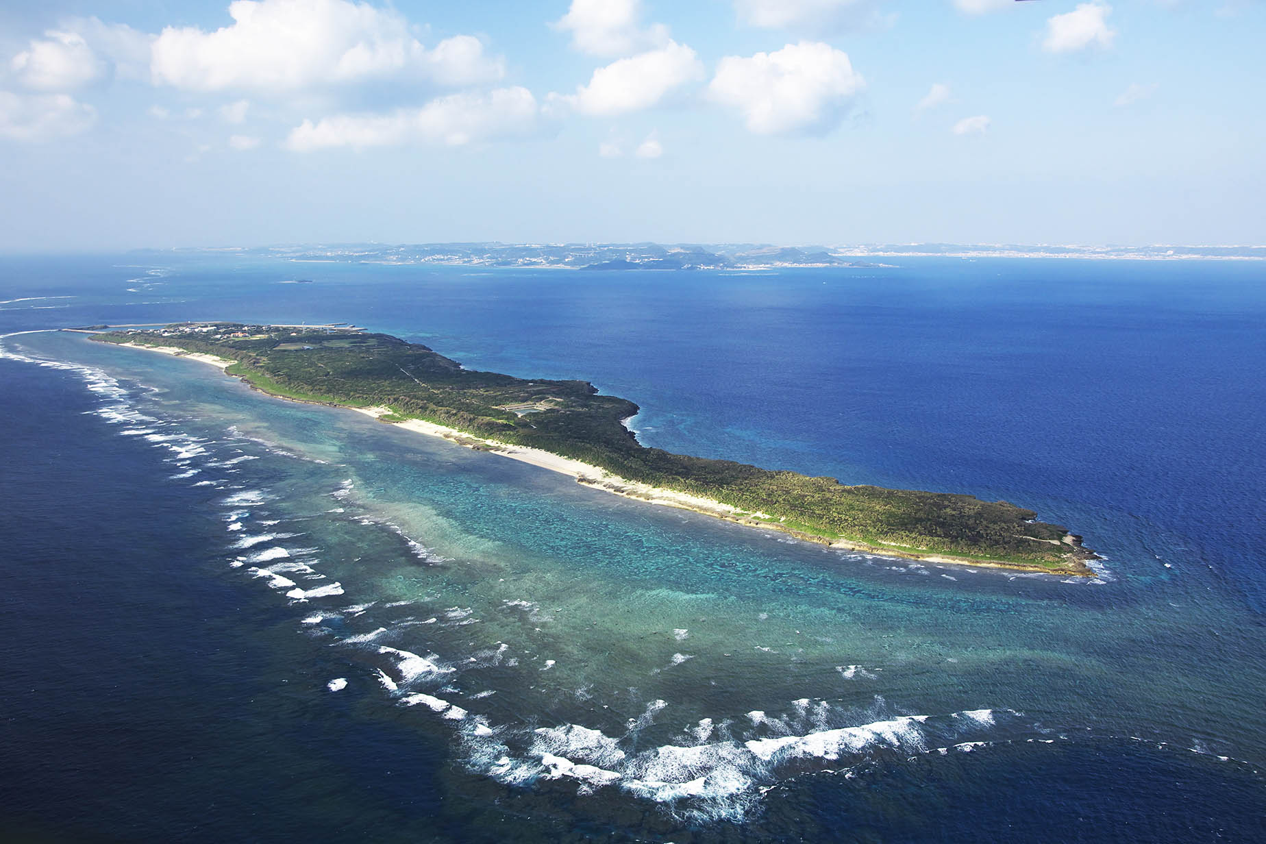 kudaka island coastal scenery