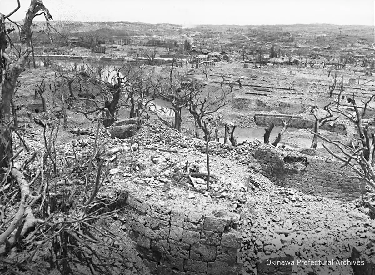 destroyed shuri castle
