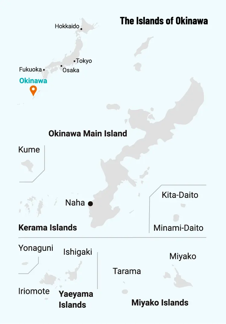okinawa overview map