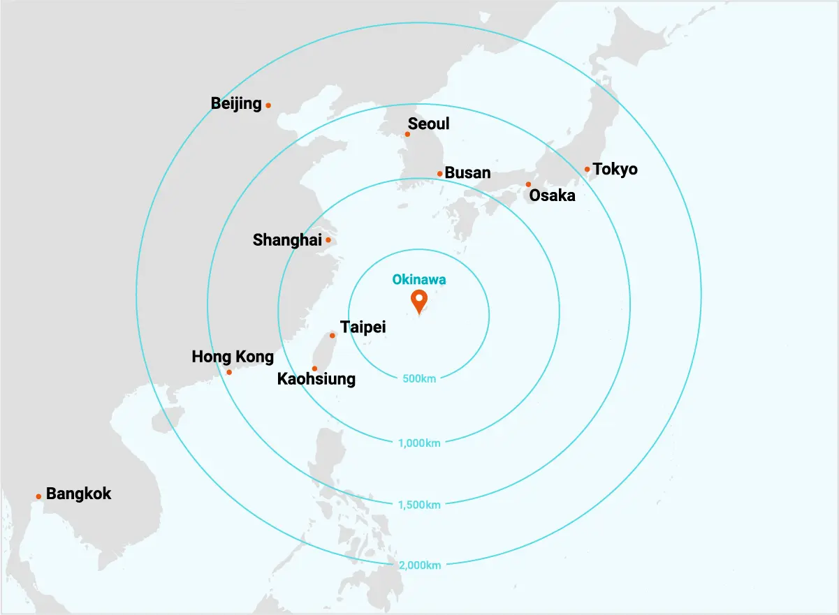 okinawa location map