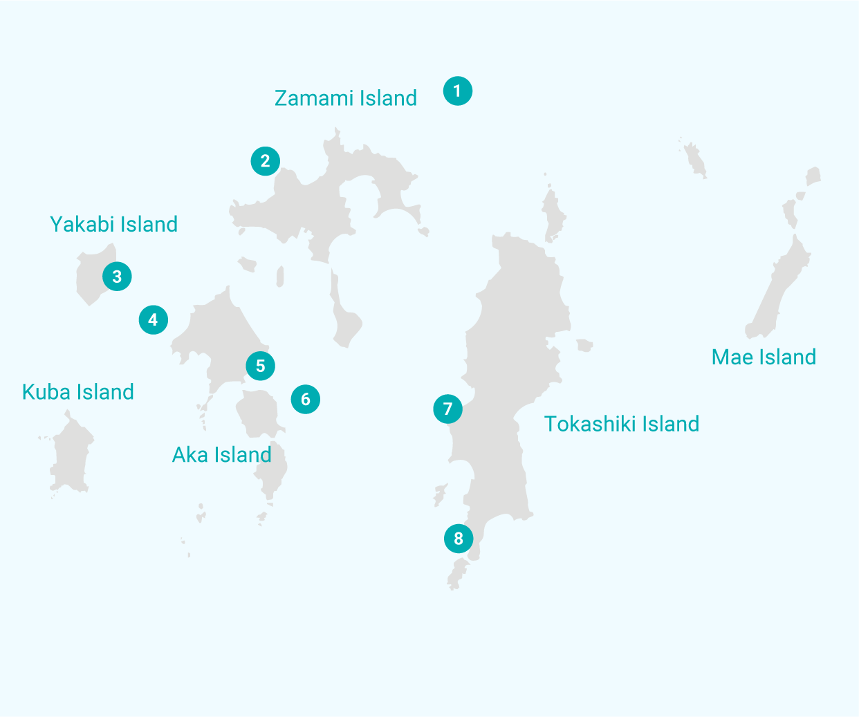 kerama islands diving map