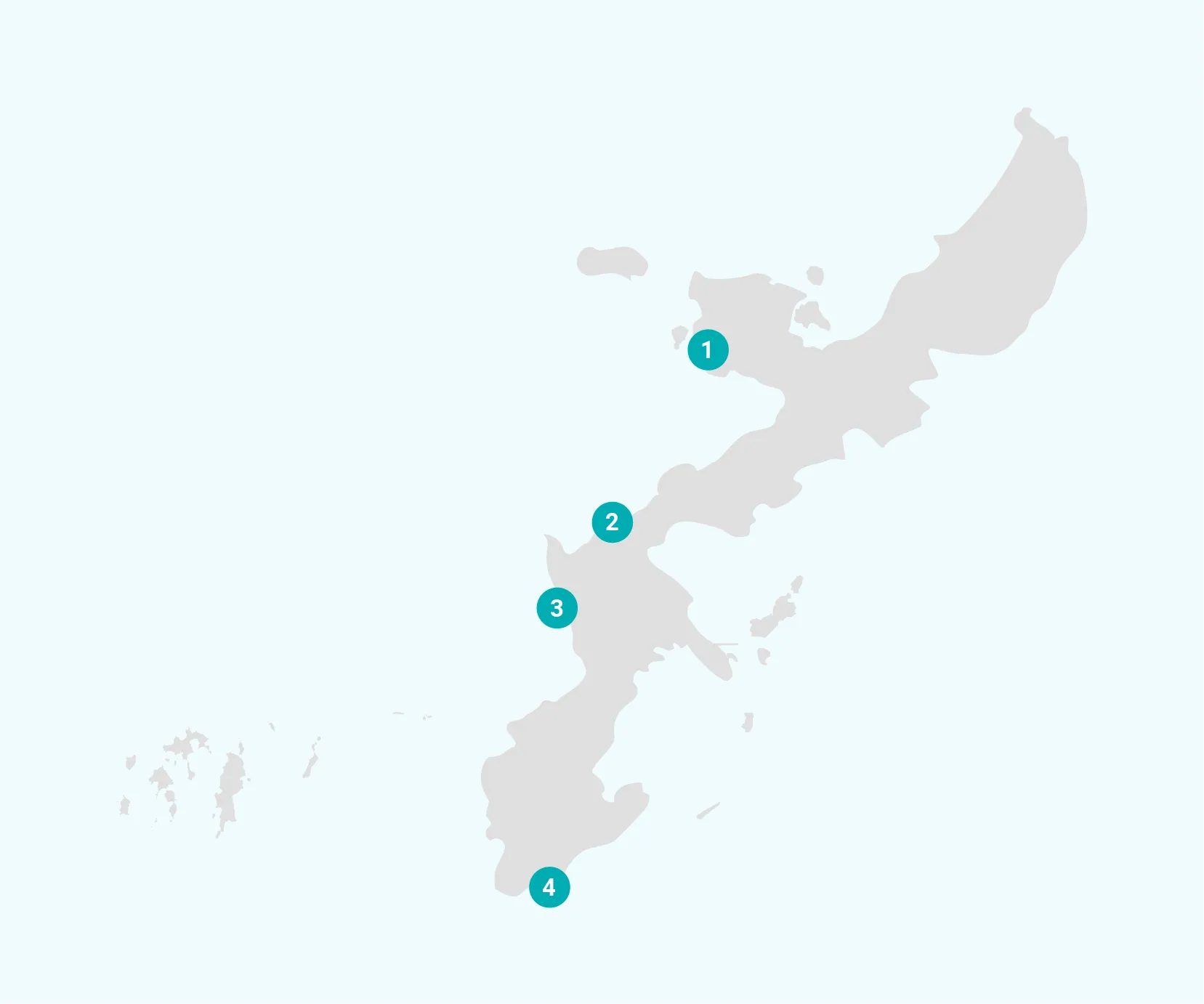 okinawa main island map
