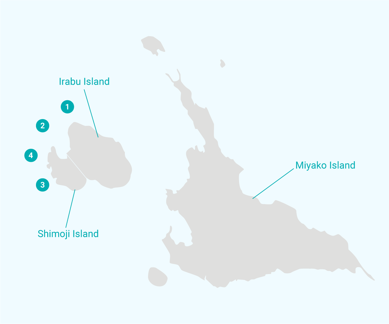 miyako islands diving map