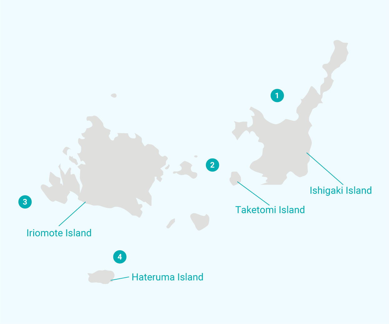 yaeyama islands diving map