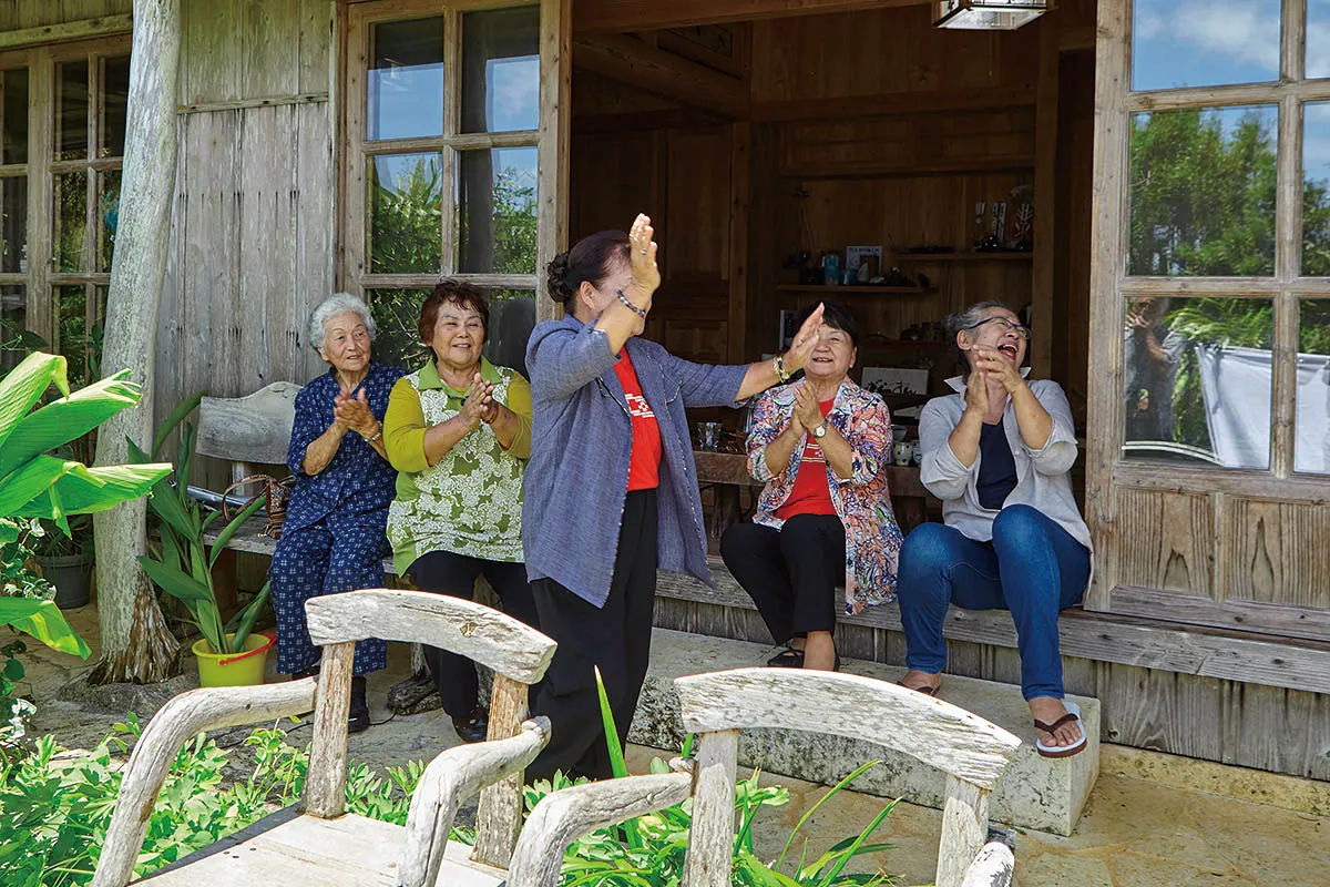 blue zone okinawa community