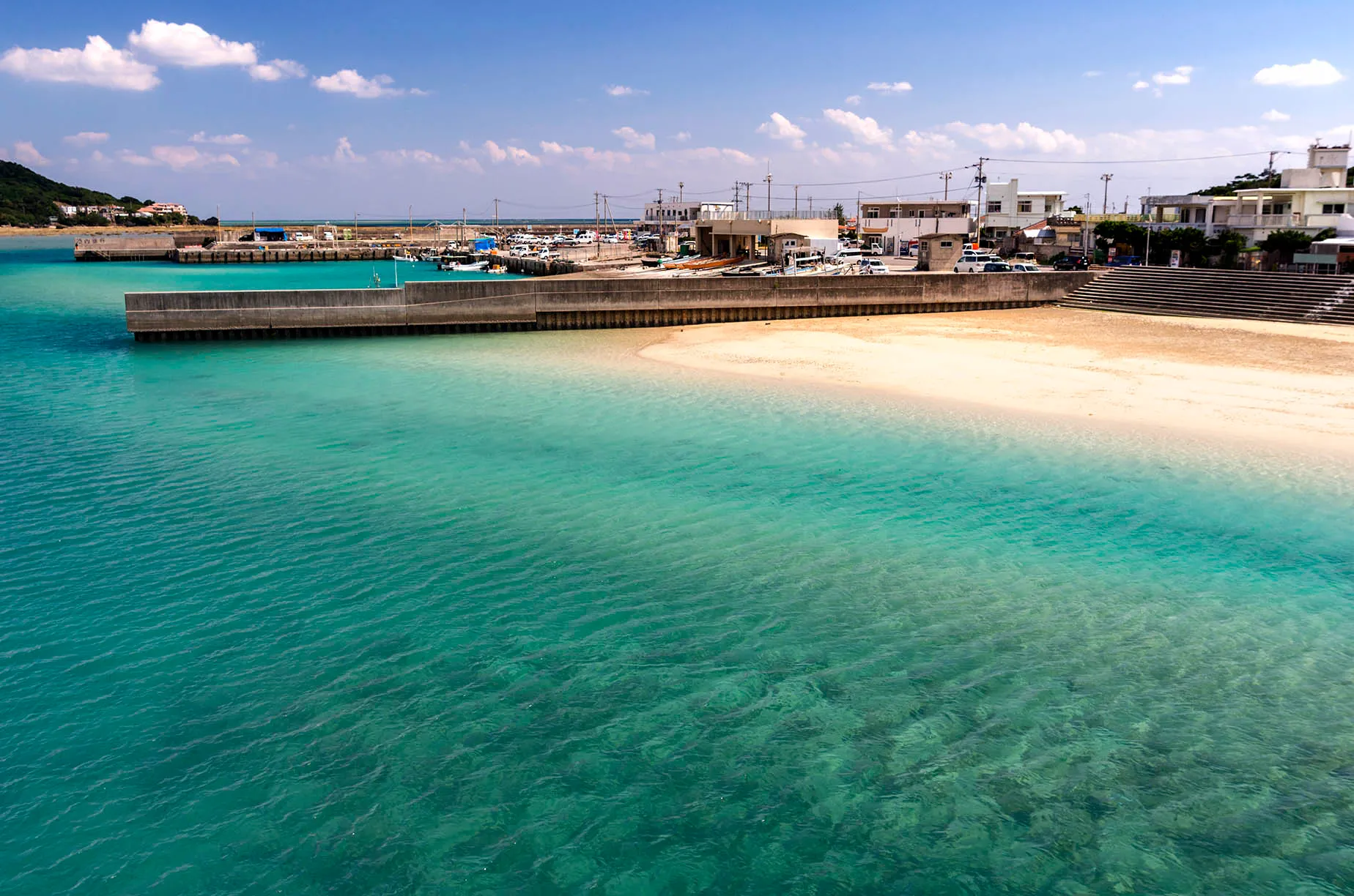 ou island beach scenery