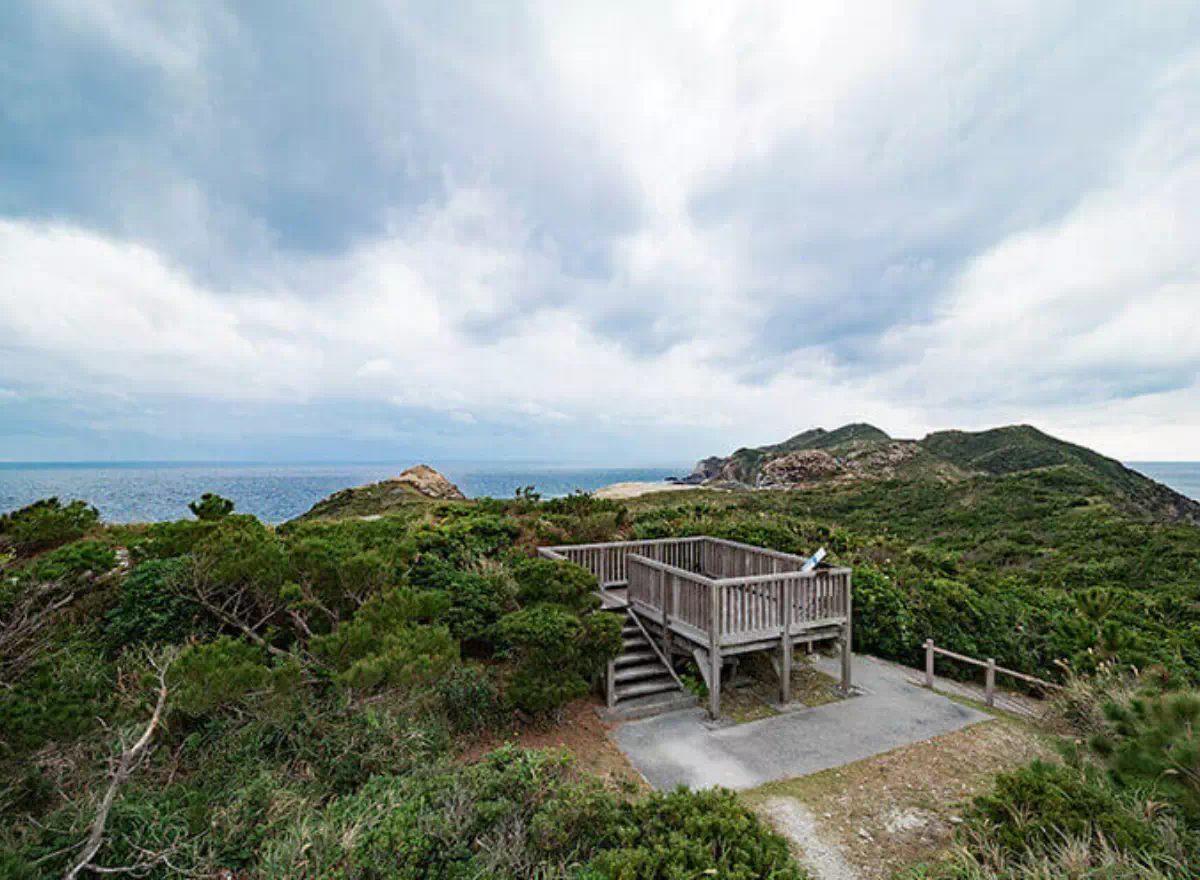 渡嘉敷島的瞭望台