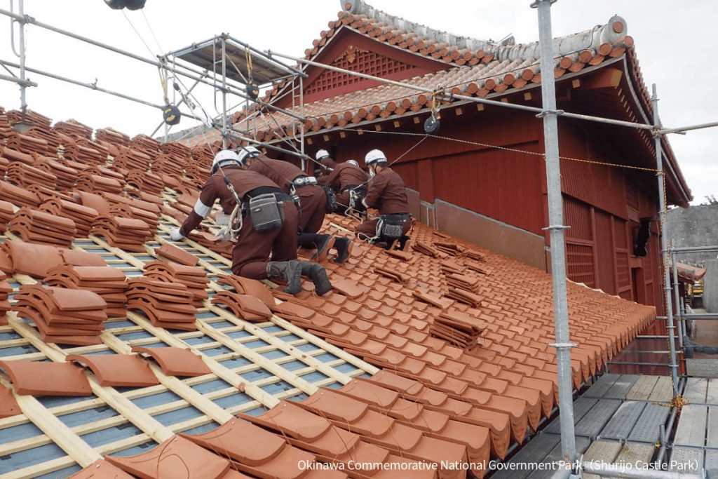 shurijo roof repair work