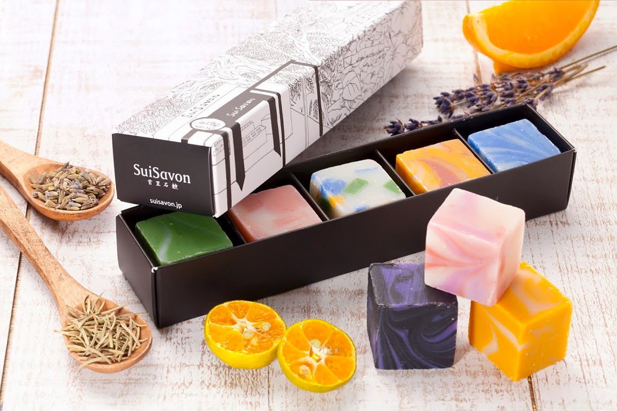 suisavon cubic handmade soaps