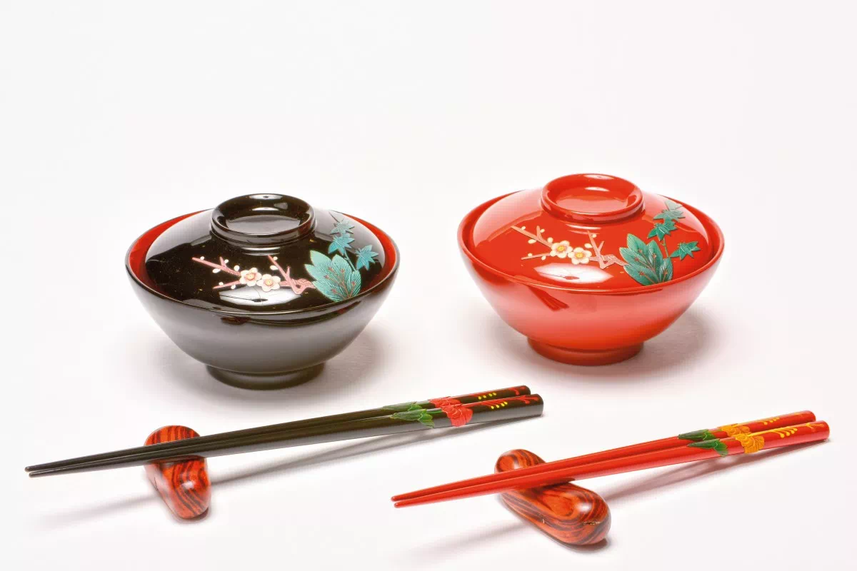 ryukyu lacquerware chopstick bowl