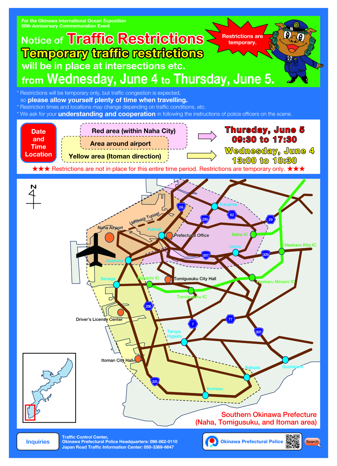 temporary traffic restrictions