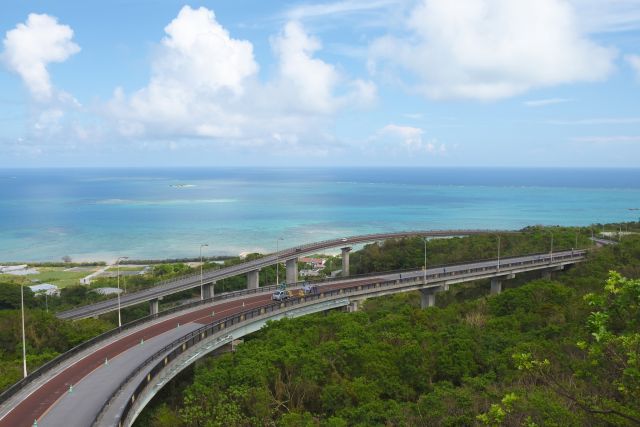Okinawans believe in a utopia located far east beyond the sea known as the "Niraikanai". The Nirai Kanai bridge, named after the utopia, is located in Nanjo City and divided into two sections that spans 1200 meters. 
 
Visit the observatory to witness the view of the magnificent bridge and Okinawa's vast ocean🌊, a reminder of the Niraikanai, the paradise across the sea.

#japan #okinawa #visitokinawa #okinawajapan #discoverjapan #japantravel #okinawatradition #okinawaculture #okinawascenery #bridgescenery #outdoorscenery #niraikanai