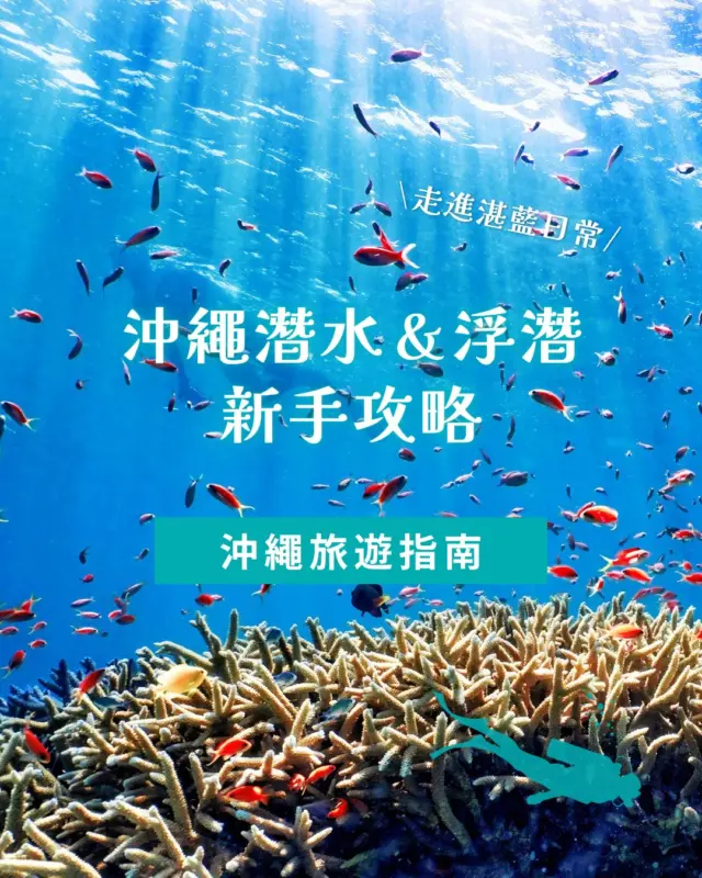 不會游泳也 OK！第一次去沖繩潛水＆浮潛該怎麼選？🤿✨

來到沖繩，最放鬆的時刻就是跳進清澈透亮的「沖繩藍」裡 💙這篇專為新手與初學者準備！不管你是第一次看見水下世界，或是想試試看體驗潛水，都能找到屬於你的步調。

🏊‍♂️ 不會游泳也可以嗎？

完全沒問題！浮潛只要放鬆身體漂浮在水面上，體驗潛水也有專業教練帶領，從淺灘開始適應呼吸即可。

📍 本篇新手攻略為大家整理了：
▫️ 沖繩潛水魅力與 2 大季節體感
▫️ 浮潛 vs 體驗潛水比較對照與適合對象
▫️ 本島 3 大熱門潛點
▫️ 離島 2 大夢幻絕景
▫️ 下水前必看的安心注意事項

今年夏天，挑選你的命定潛點，一起跳進沖繩藍吧 🐬

#沖繩旅遊 #沖繩潛水 #青之洞窟 #慶良間諸島 #沖繩浮潛